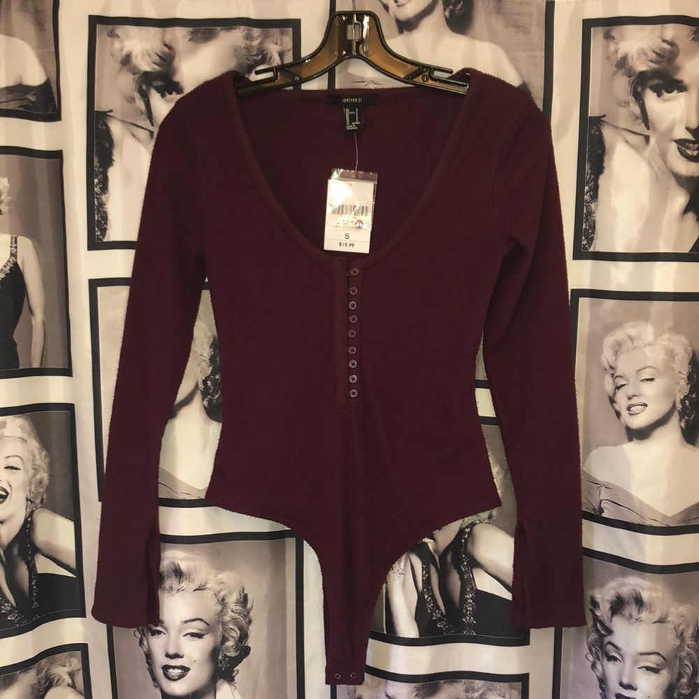 Knit Top Bodysuit
